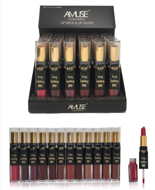 LABIAL EN BARRA AMUSE LIP STICK AND LIP GLOSS LIP6286A