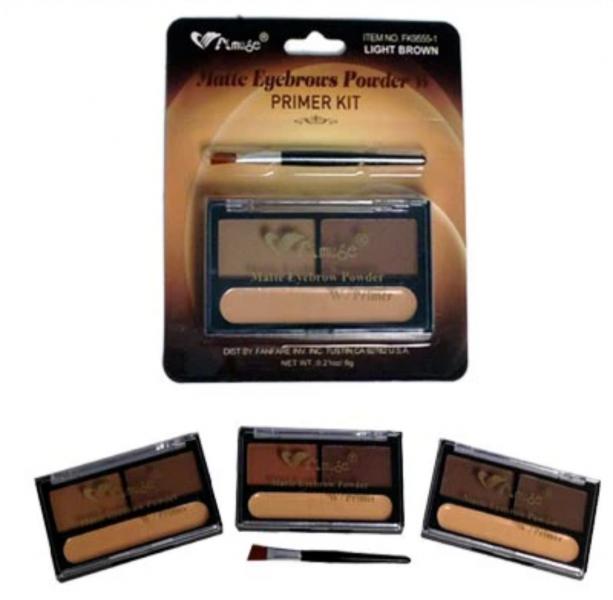 SOMBRAS PARA CEJAS PRO DARK BROW AMUSE FK9555-3