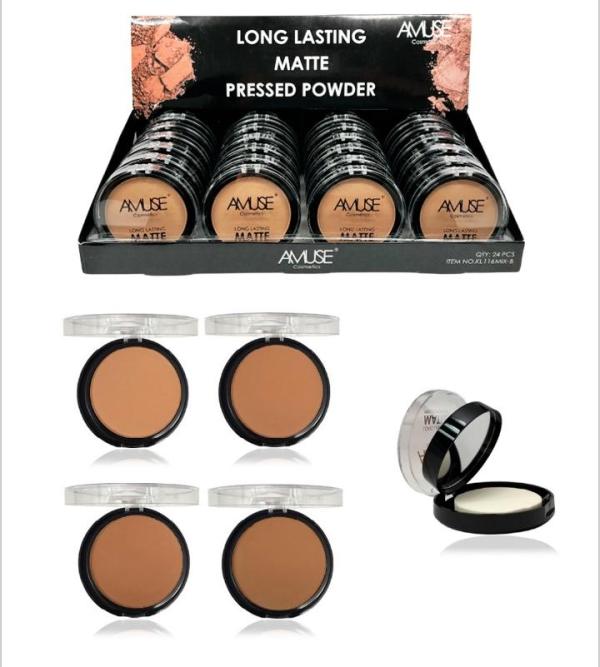POLVO COMPACTO MATE AMUSE KL116MIX-B VARIOS