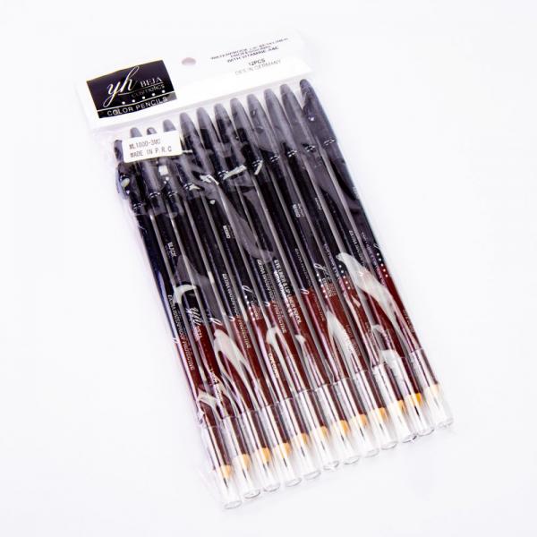 LAPIZ DOBLE NEGRO Y CAFE OSCURO YH BEJA  YH-ML1800-2MO
