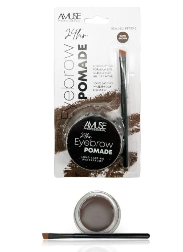 GEL DE CEJAS 24HR AMUSE FE759-2 CAFE OSCURO