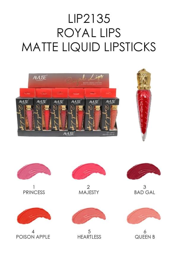 LABIAL LIQUIDO MATTE  AMUSE ROYAL LIPS