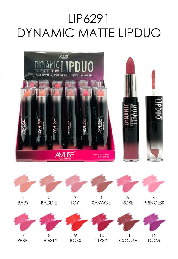 LABIAL EN BARRA AMUSE DYNAMIC MATTE LIPDUO
