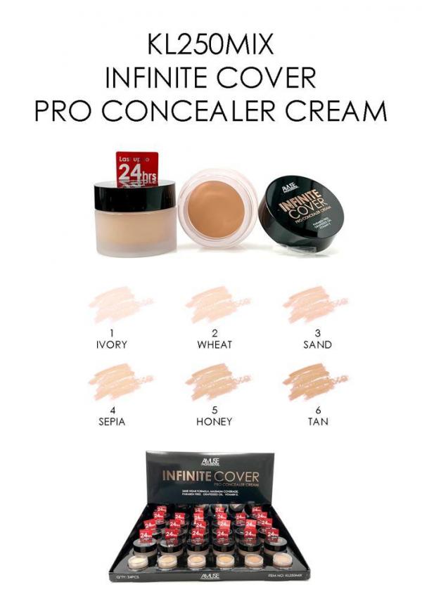 CORRECTOR Y CONTORNO EN CREMA AMUSE INFINITE COVER