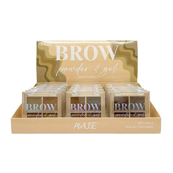 POLVO Y GEL PARA CEJAS AMUSE DESC*