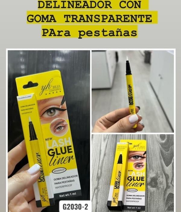 GOMA DELINEADOR PARA PESTA&Ntilde;A TRANSPARENTE YH BEJA