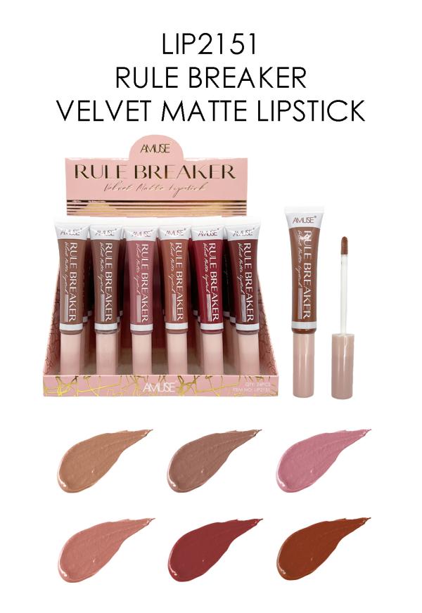 LABIAL LIQUIDO AMUSE VELVET MATTE LIPSTICK DESC*