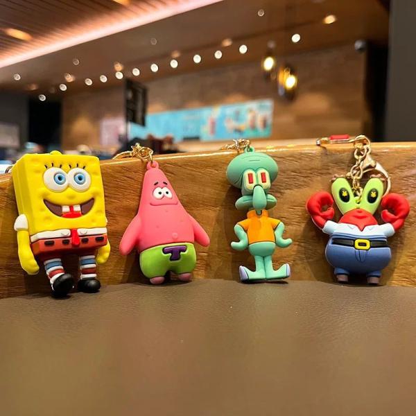 LLAVEROS FIGURAS DE BOB ESPONJA