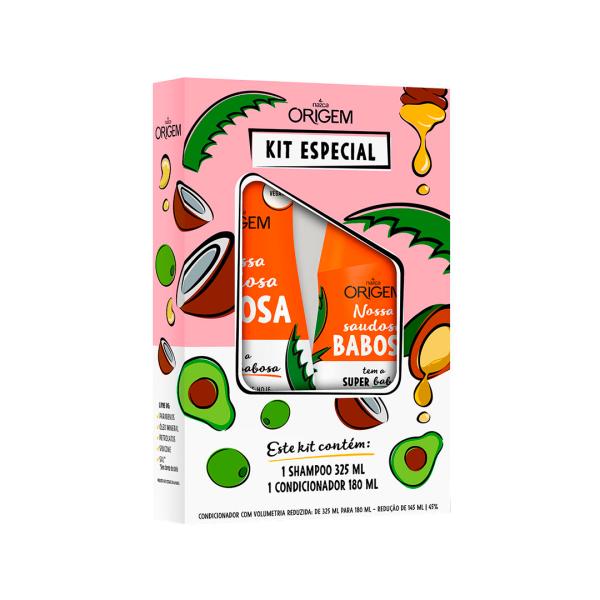 KIT SHAMPOO Y ACONDICIONADOR DE ALOE VERA ORIGEM