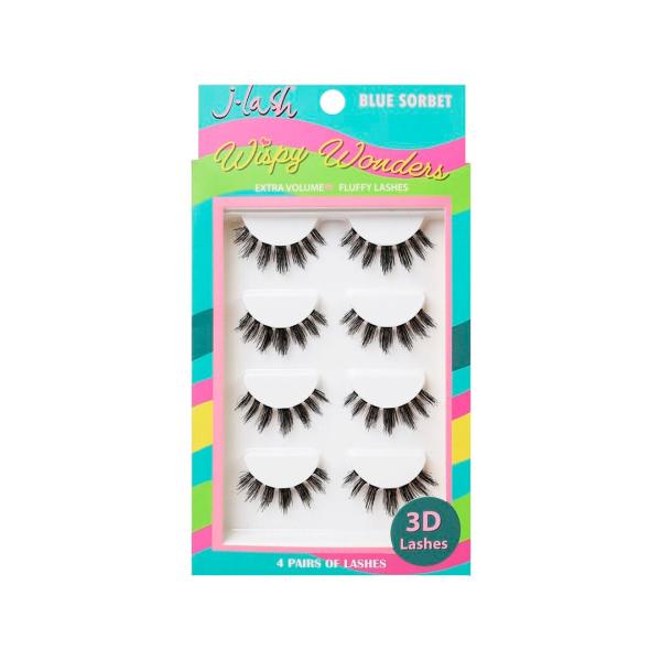 SET DE PESTA&Ntilde;AS 3D BLUE SORBET COLECCION WISPY WONDERS JLASH
