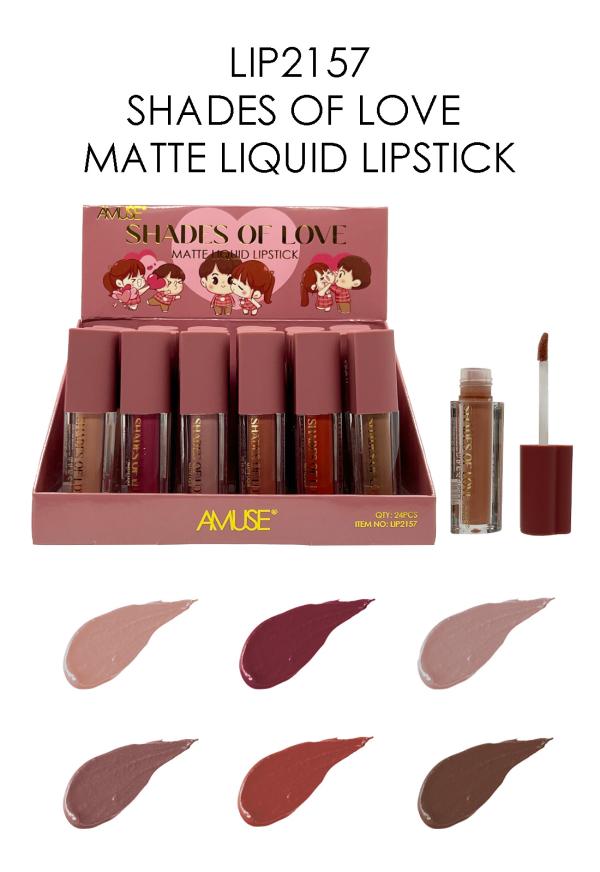 LABIAL LIQUIDO AMUSE SHADES OF LOVE DESC*