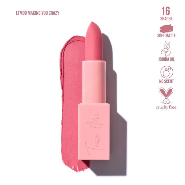 LABIAL EN BARRA TEASE ME  BEAUTY CREATIONS