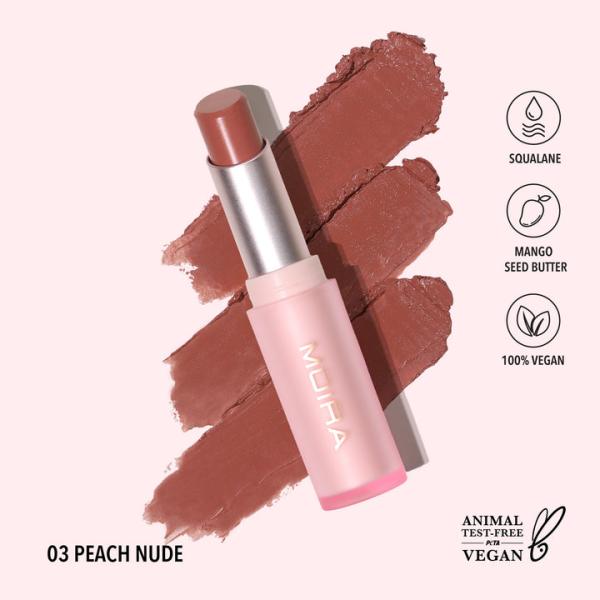SIGNATURE LIPSTICK (003, PEACH NUDE)