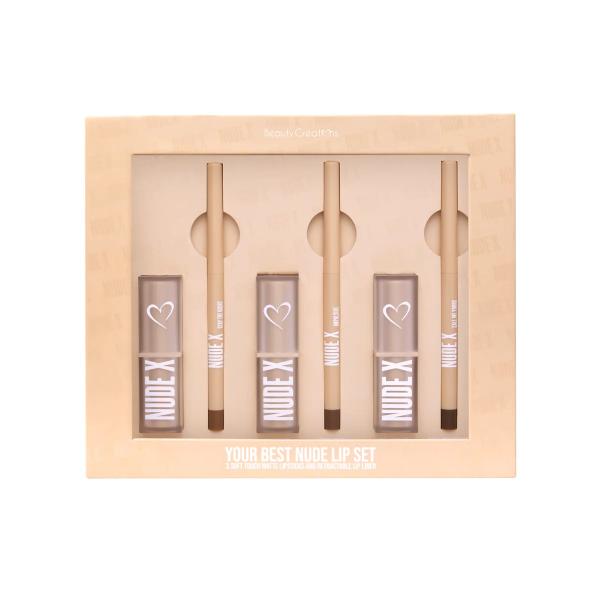 SET DE LABIAL Y DELINEADOR DE LABIOS BEAUTY CREATIONS