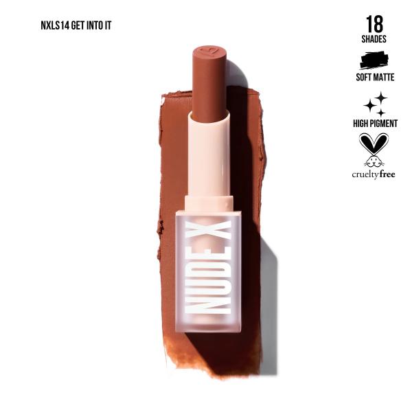 LABIAL EN BARRA NUDE X GET INTO IT BEAUTY CREATIONS