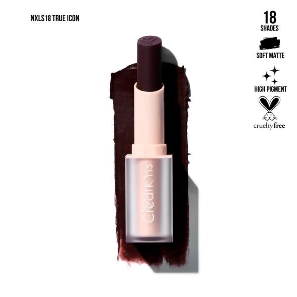 LABIAL EN BARRA NUDE X TRUE ICON BEAUTY CREATIONS