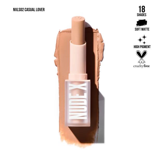 LABIAL EN BARRA NUDE X CASUAL LOVER BEAUTY CREATIONS
