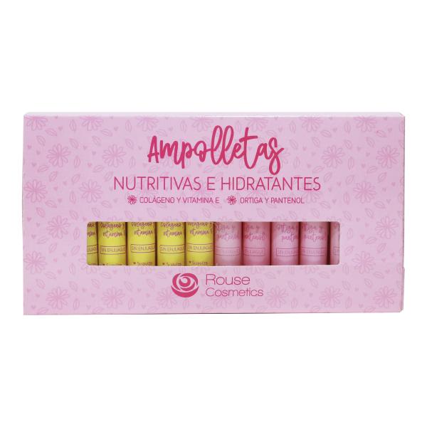 SET DE AMPOLLETAS 12 UND  ROUSE COSMETICS