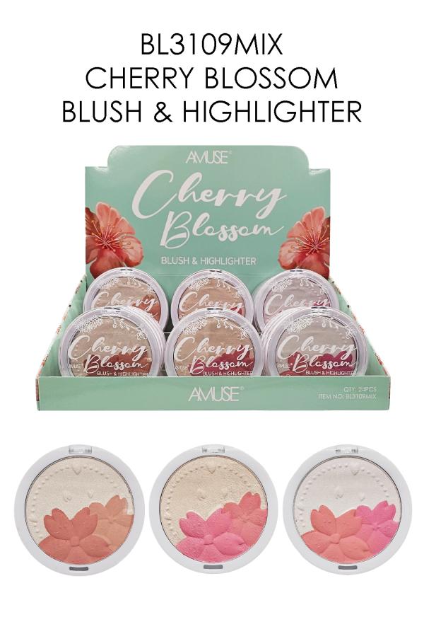 ILUMINADOR CHERRY BLOSSOM BLUSH HIGHLIGHTER AMUSE