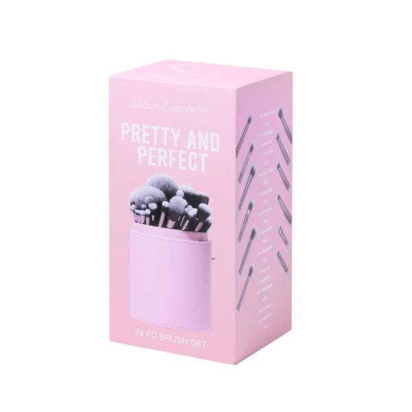 SET DE BROCHA 24PC PRETTY AND PERFECT BEAUTY CREATIONS BS-PP