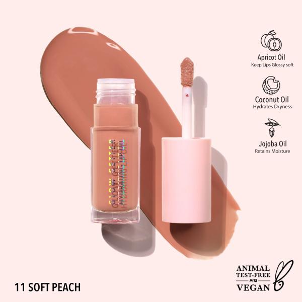 GLOW GETTER HYDRATING LIP OIL (011, SOFT PEACH)