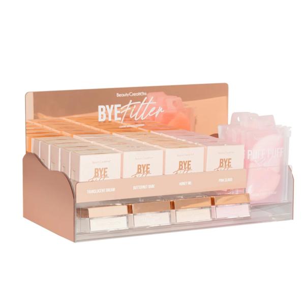 DISPLAY BYE FILTER 48 PCS + 4 TESTER Y 12 BORLA BEAUTY CREATIONS