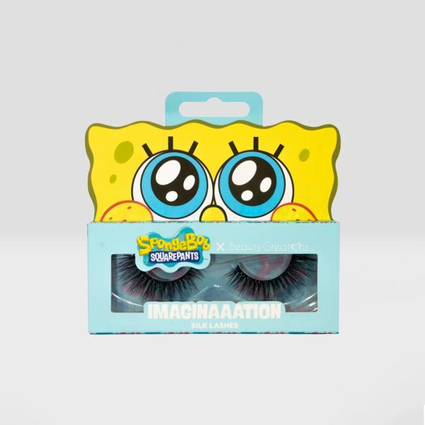 PESTA&Ntilde;AS POSTIZAS SPONGEBOB SQUAREPANTS "IMAGINAATION" SILK LASHES  BEAUTY CREATIONS
