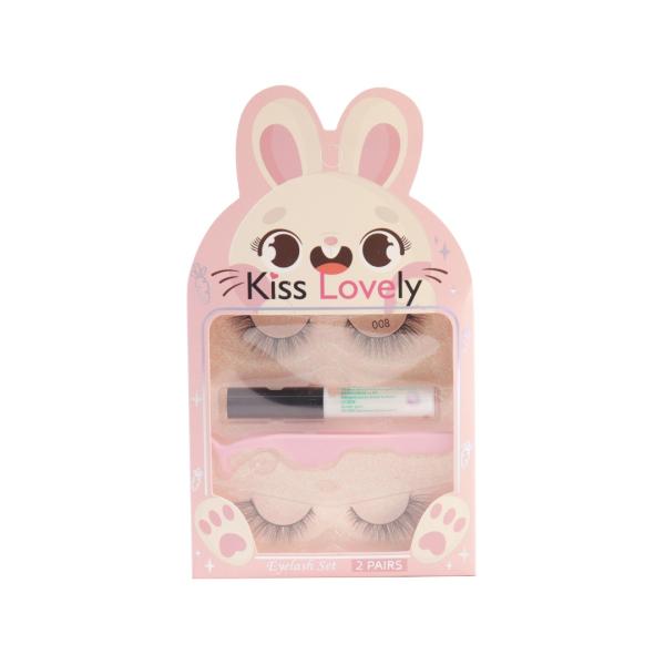 SET DE PESTA&Ntilde;AS RUBY FACE CONEJO