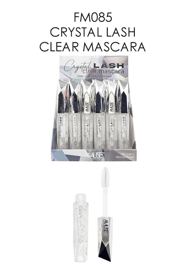 MASCARA DE PESTA&Ntilde;AS CRYSTAL LASH CLEAR AMUSE DESC*