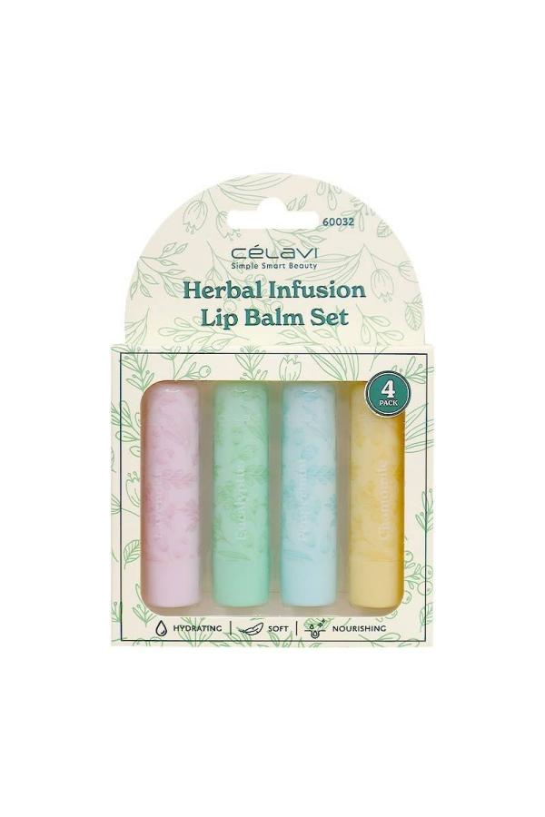 SET DE B&Aacute;LSAMOS LABIALES HERBAL INFUSION CELAVI