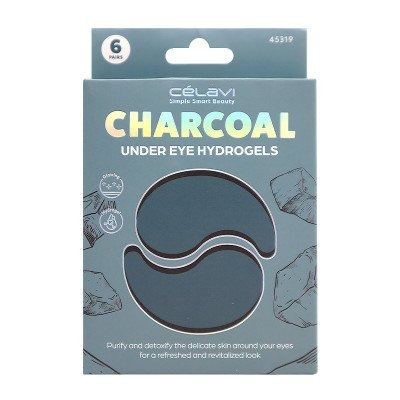 PARCHES CHARCOL SET 6 PARES HIDROGELES CONTORNO DE OJOS CELAVI