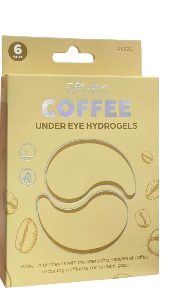 PARCHES DE CAFE SET 6 PARES HIDROGELES CONTORNO DE OJOS CELAVI