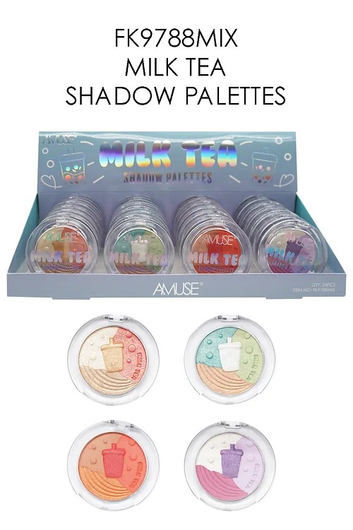 PALETA DE SOMBRAS MILK TEA  AMUSE