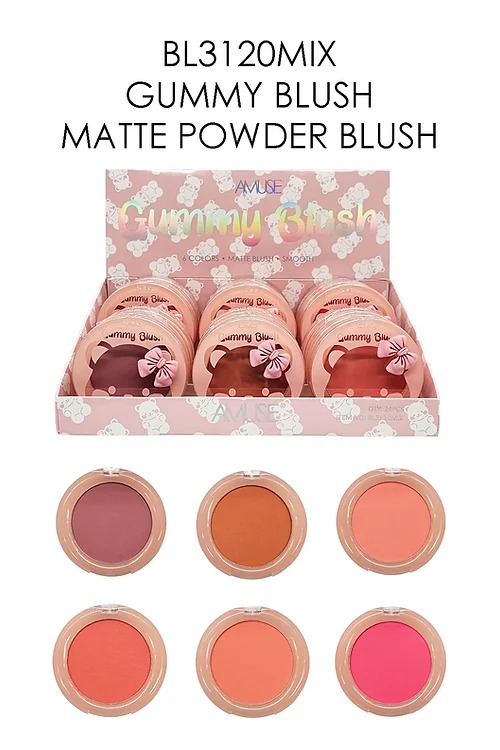 RUBOR GUMMY BLUSH MATTE POWDER BLUSH AMUSE