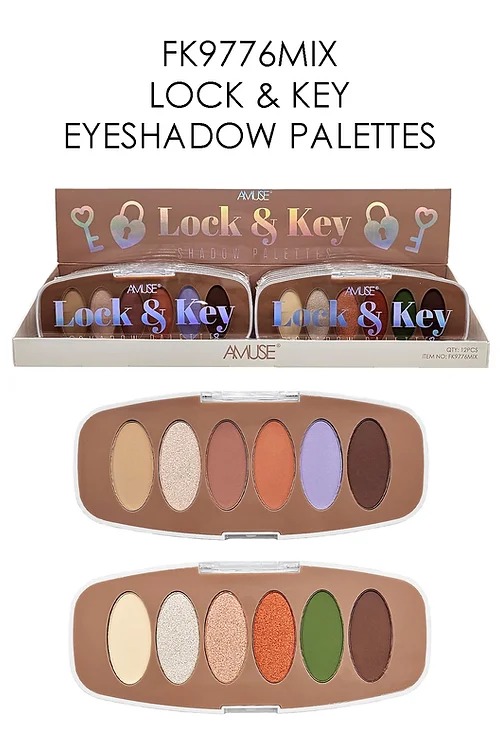 PALETA DE SOMBRAS LOCK AND KEY  AMUSE