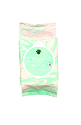 TOALLAS DESMAQUILLANTES DE COL&Aacute;GENO Y ALOE VERA CELAVI