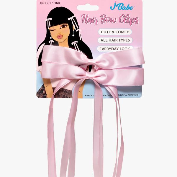 PINZAS PARA EL PELO JBABE - ROSA