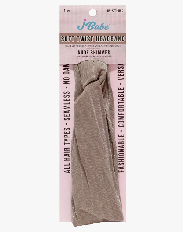 DIADEMA JBABE SOFT TWIST - NUDE SHIMMER