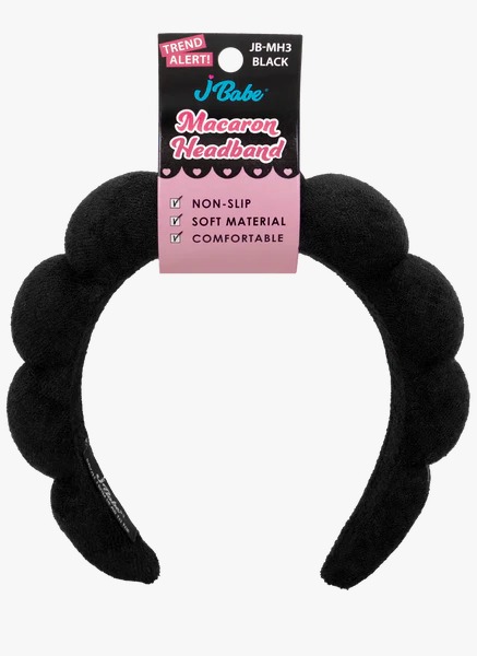DIADEMA MACARON - NEGRO