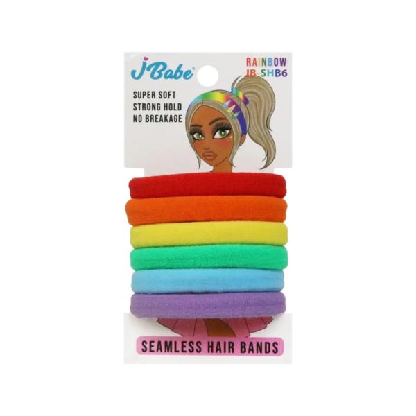 GOMAS DE PELO SIN COSTURA - ARCO IRIS