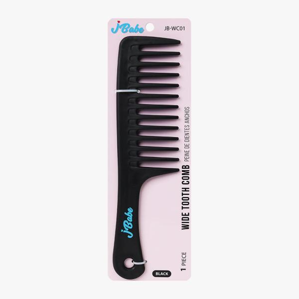PEINE DE DIENTES ANCHOS - NEGRO