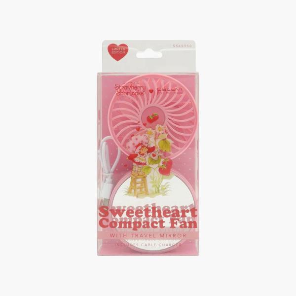 VENTILADOR CON CARGADOR STRAWBERRY SHORTCAKE CELAVI