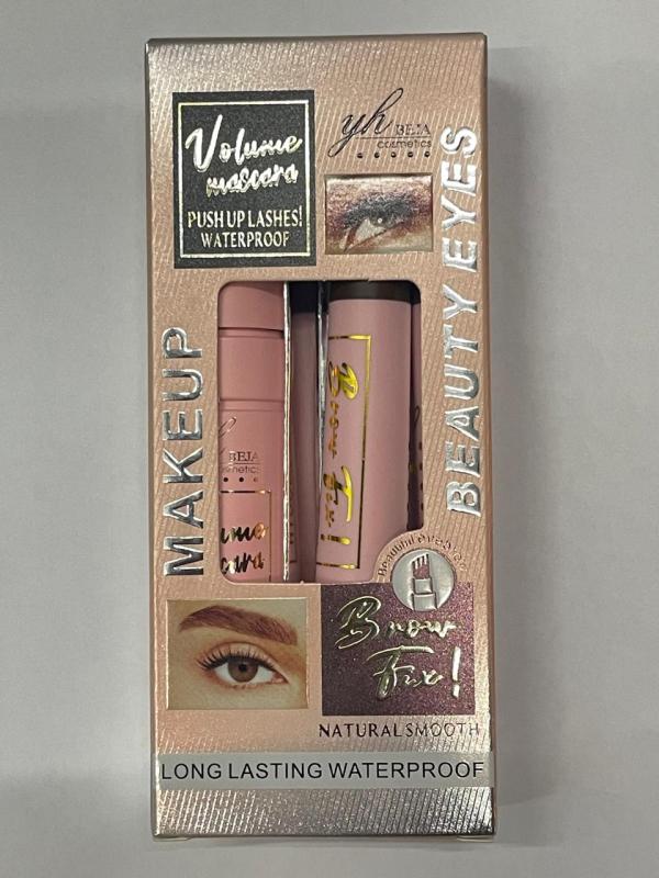MASCARA DE PESTA&Ntilde;AS Y PLUM&Oacute;N DE CEJAS YH BEJA