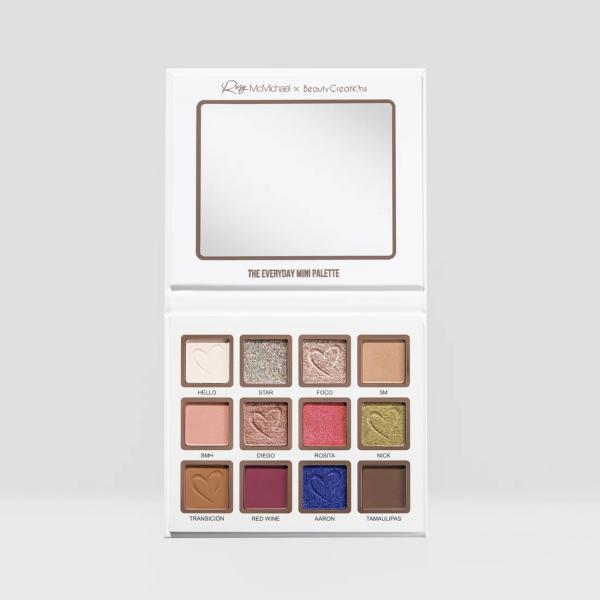 SOMBRA DE OJOS ROSY McMICHAEL VOL1, THE EVERYDAY MINI PALETTE 12 COLORS BEAUTY CREATIONS