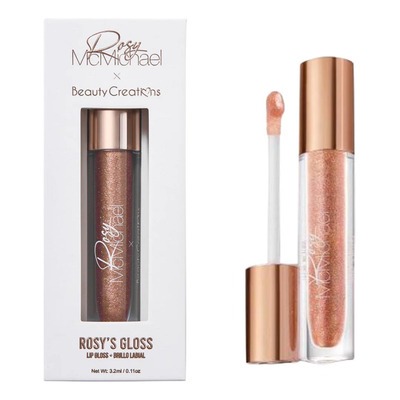BRILLO LABIAL ROSY McMICHAEL VOL1, LIP GLOSS BEAUTY CREATIONS