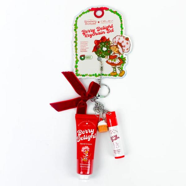 SET DE B&Aacute;LSAMOS LABIALES SSC HOLIDAY CON LLAVERO CELAVI 2PCS