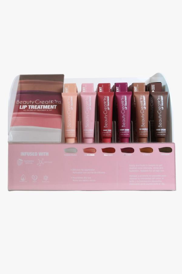 DISPLAY LIP TREATMENT PT ACRYLIC 36PCS PLUS 6 FREE TESTERS CON ACRILICO BEAUTY CREATIONS