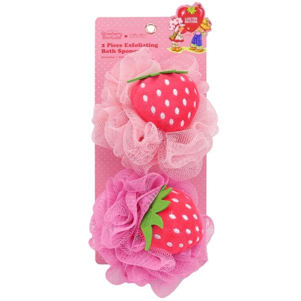ESPONJAS PARA BA&Ntilde;O STRAWBERRY SHORTCAKE 2PC CELAVI