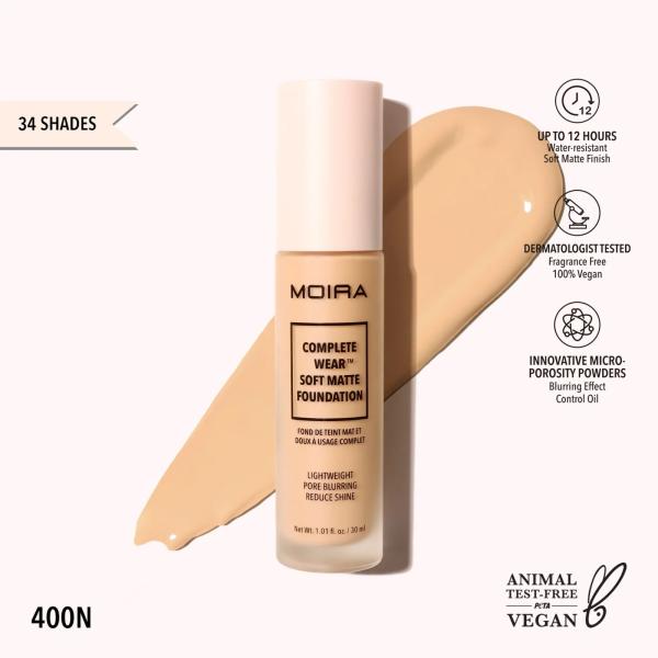 BASE L&Iacute;QUIDA SOFT MATTE 400N MOIRA