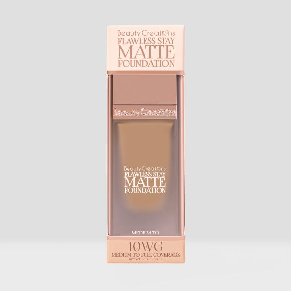BASE LIQUIDA FLAWLESS STAY MATTE FOUNDATION BEAUTY CREATIONS